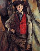 Paul Cezanne Boy in a Red Vest France oil painting artist